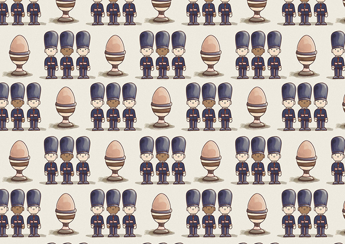Kings Breakfast, Eggs Prince - Made to Measure Curtains - Image 8